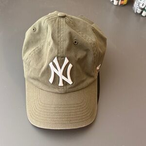 New York Yankees Olive Green Cap